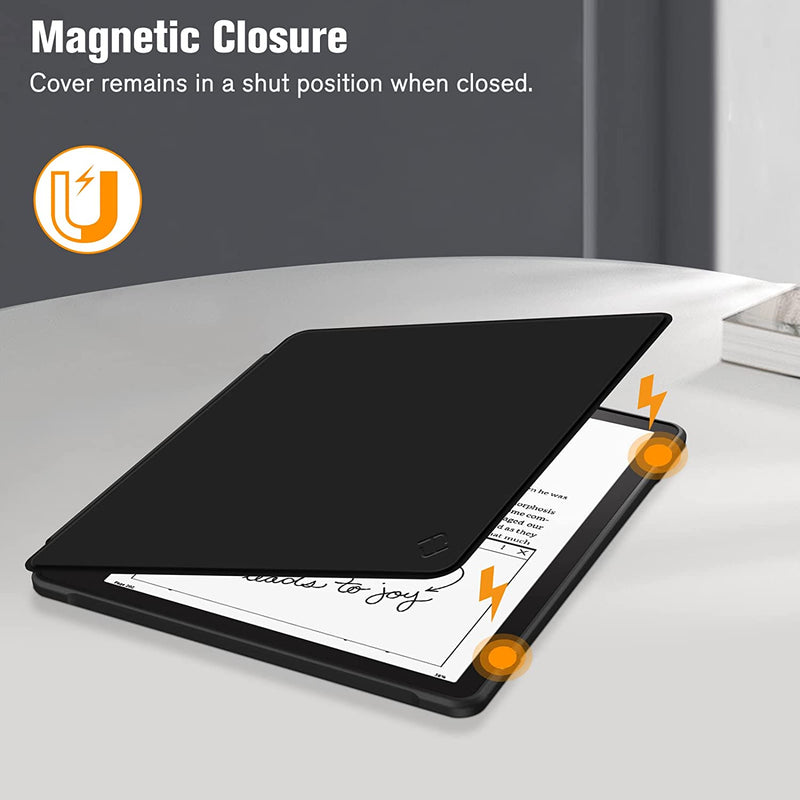 Kindle Scribe (2022) Hybrid Slim Case w/ Transparent Back Shell | Fintie