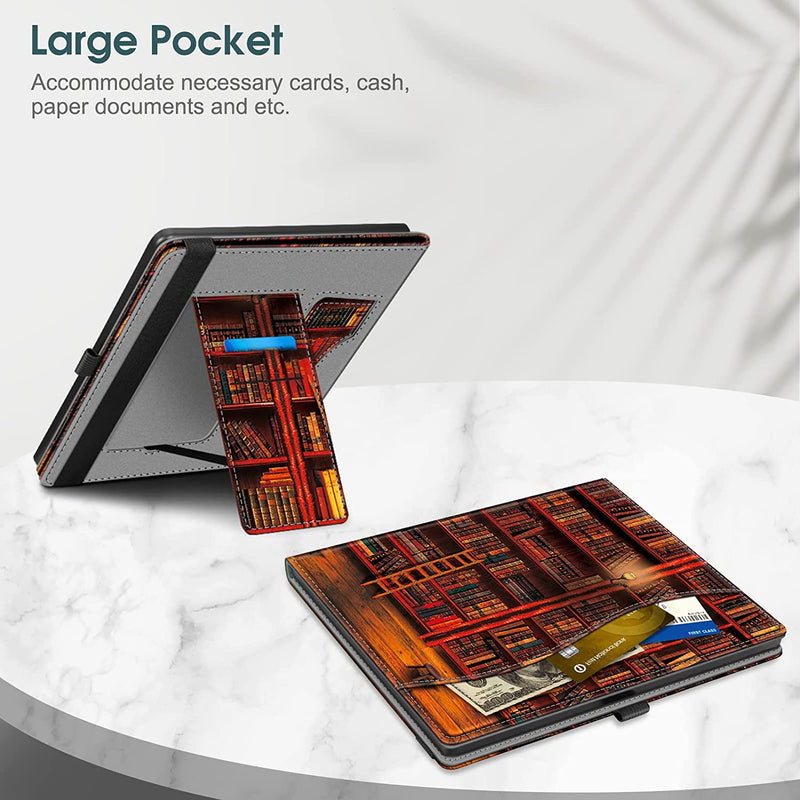 Kindle Scribe (2024/2022) Stand Case w/ Card Slot & Pen Holder | Fintie