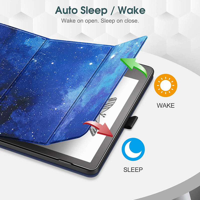 kindle scribe case open to wake