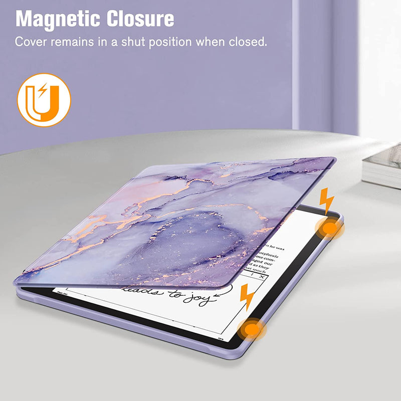 Kindle Scribe (2022) Hybrid Slim Case w/ Transparent Back Shell | Fintie