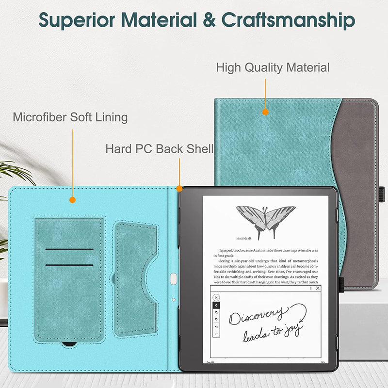 Kindle Scribe (2024/2022) Stand Case w/ Card Slot & Pen Holder | Fintie