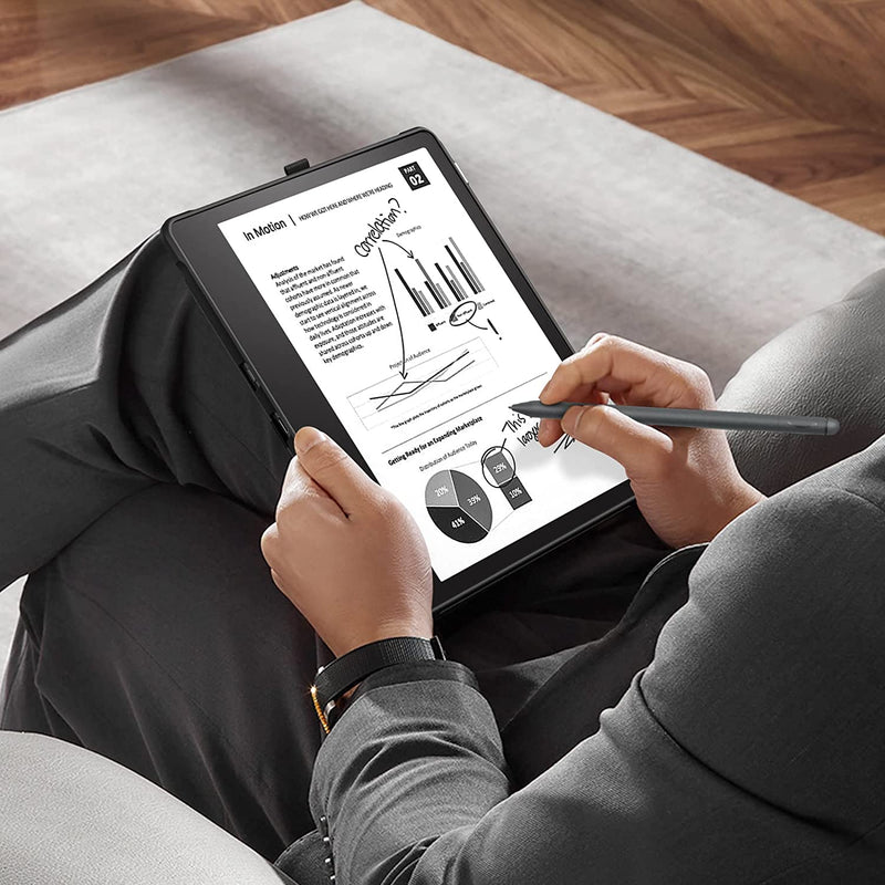 Kindle Scribe (2022) Hybrid Slim Case w/ Transparent Back Shell | Fintie