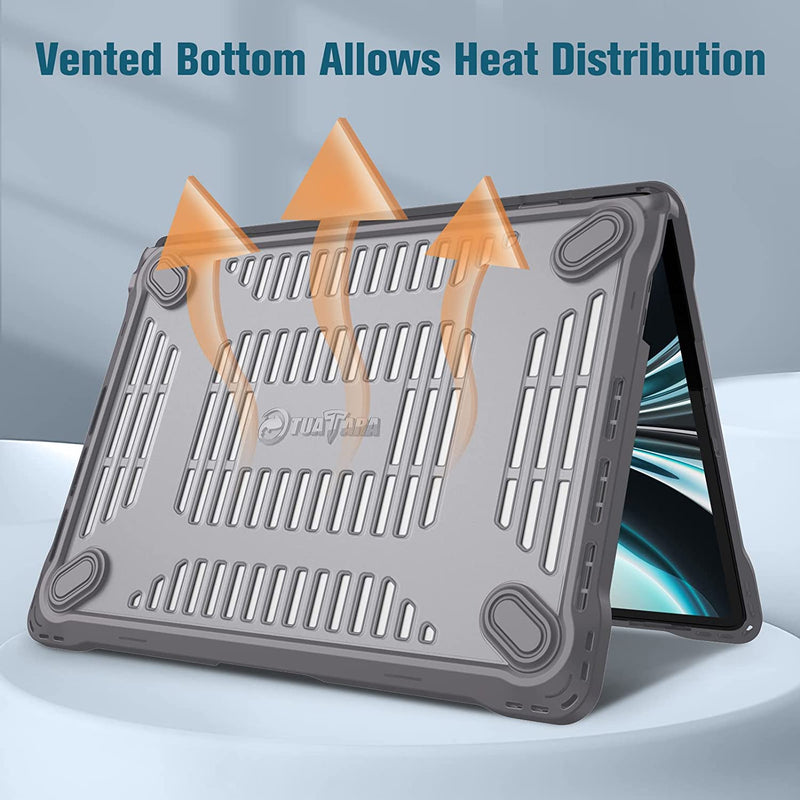 macbook air 13.6 inch case with heat distribution design