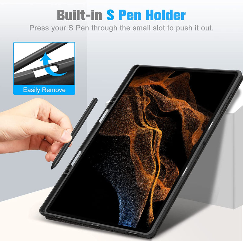 galaxy tab s8 ultra case with s pen holder